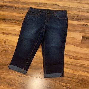 Faded glory jean capris. Size 14. NWOT